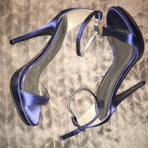 royal blue strappy heels